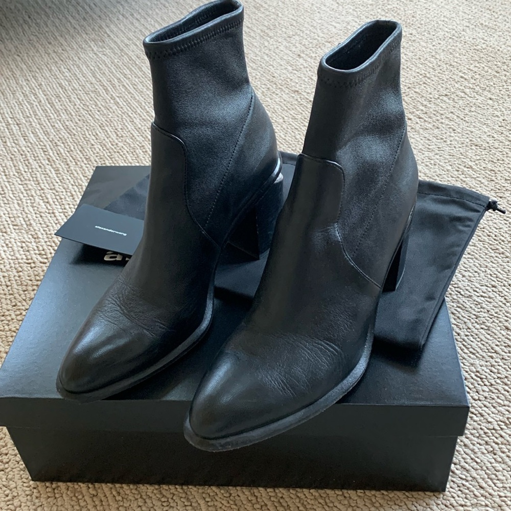 Alexander Wang black boots size 38.5